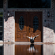 This home may have been dry a week ago, but not anymore as the floodwaters begin to rise along South Carolina’s northeastern coast.